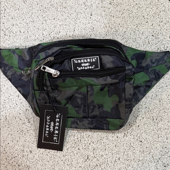 Generik Brand Apparel Other - Generik Brand Apparel Camo Waist Bag with 4 Zippered Pockets